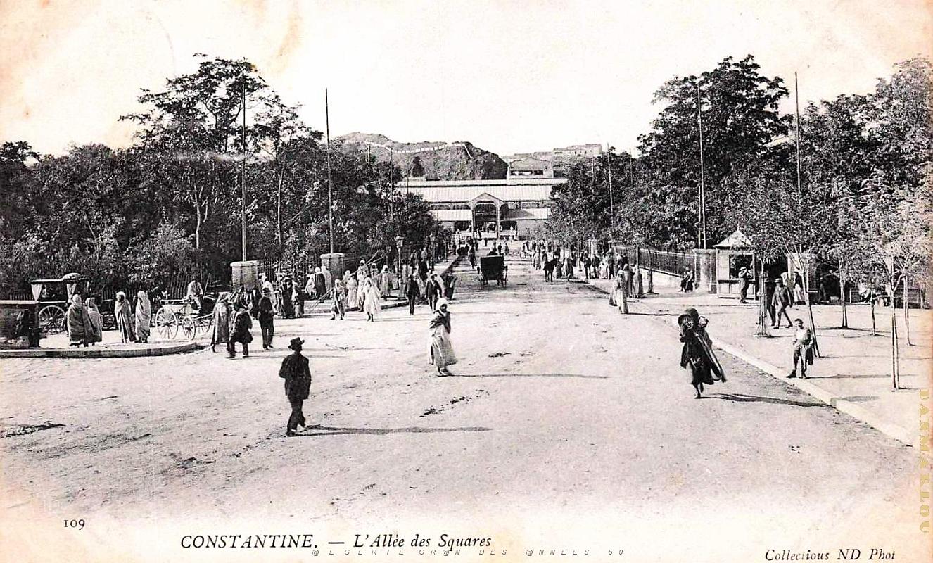 2981- Constantine - Allee des Squares - 1904.jpg